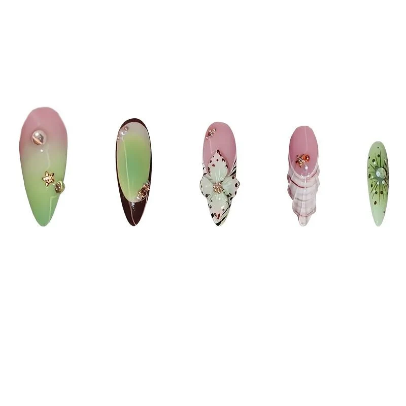 Florale dekorative Nagelkunst-Verstärkungen Karnz