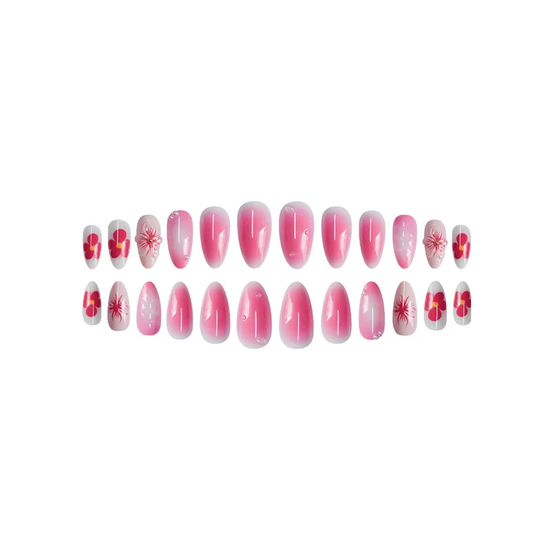 Floral Acryl Nagelkunst Set Karnz