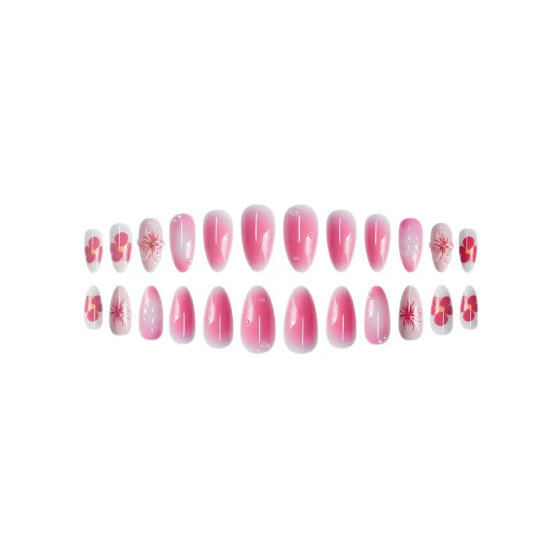 Floral Acryl Nagelkunst Set Karnz