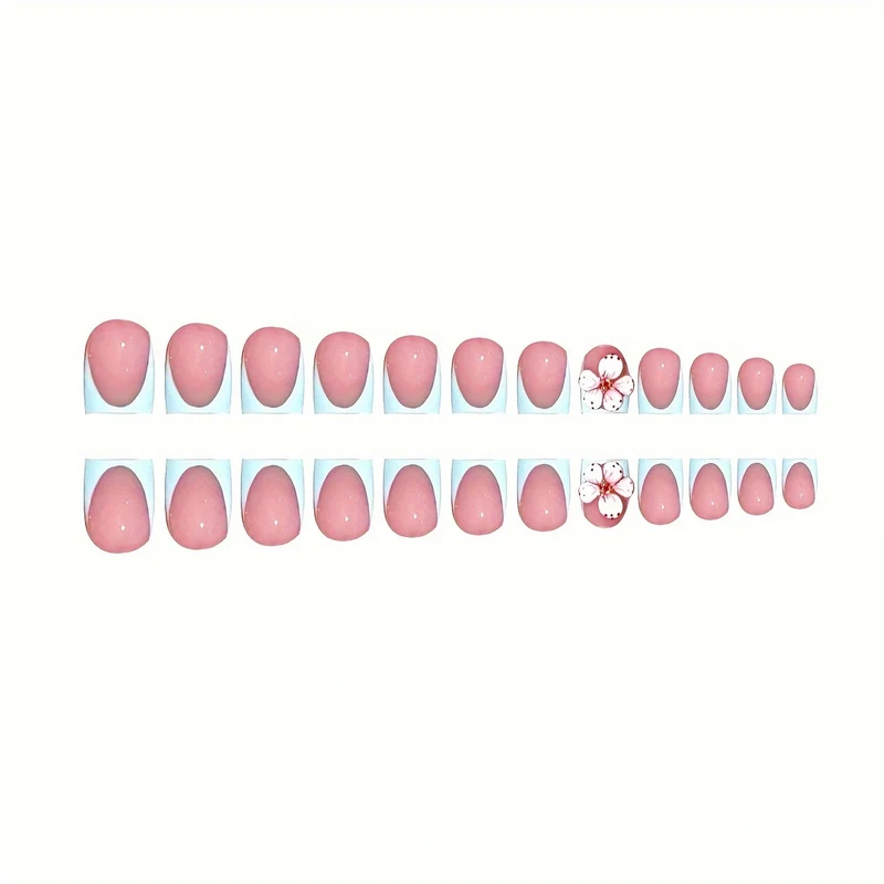 Florale Acryl-Nagelkunst-Verstärkungen Karnz