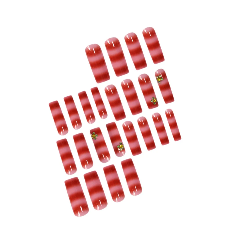 Fancy Dekorative Press-On Nagelset Karnz