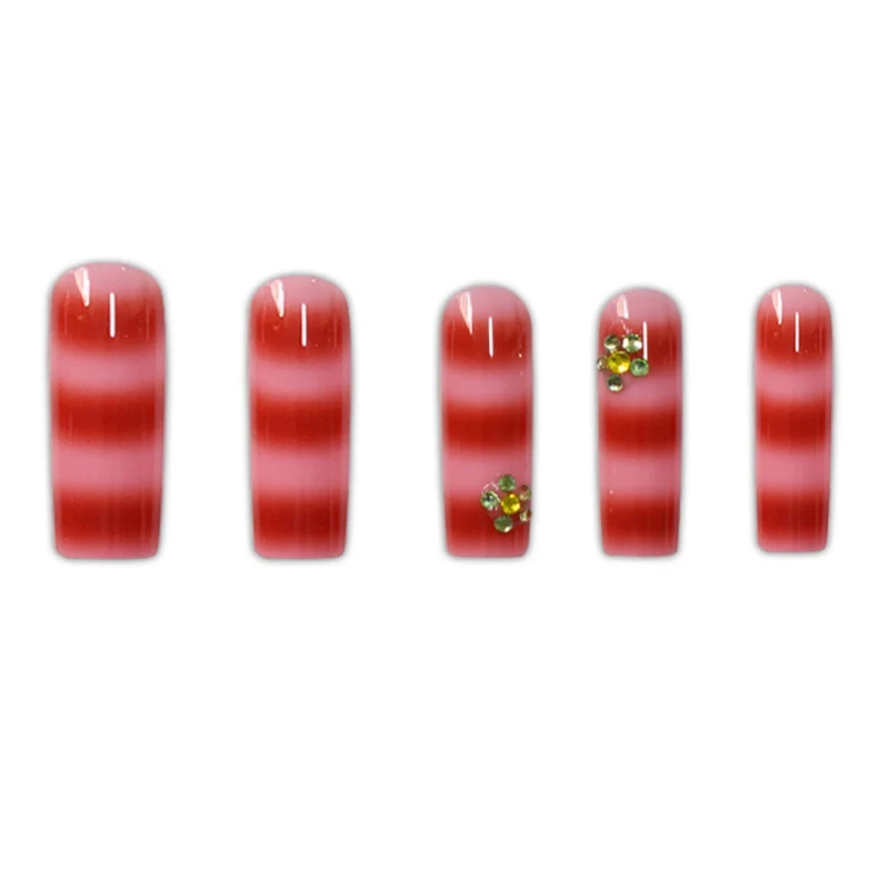 Fancy Dekorative Press-On Nagelset Karnz