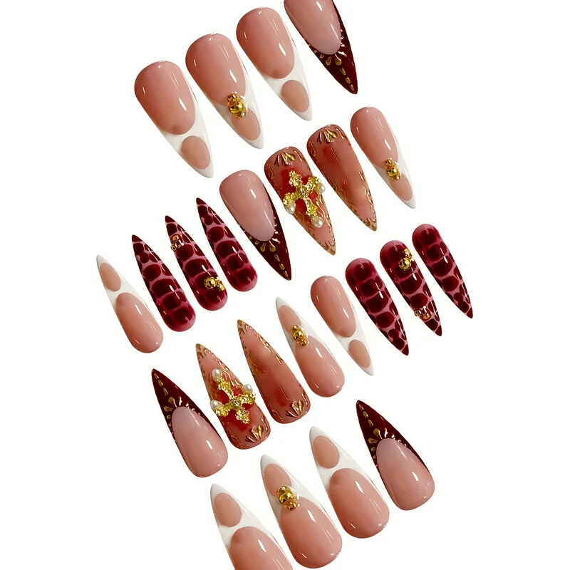 Elegante Sculpted Nagelverlängerungen Karnz