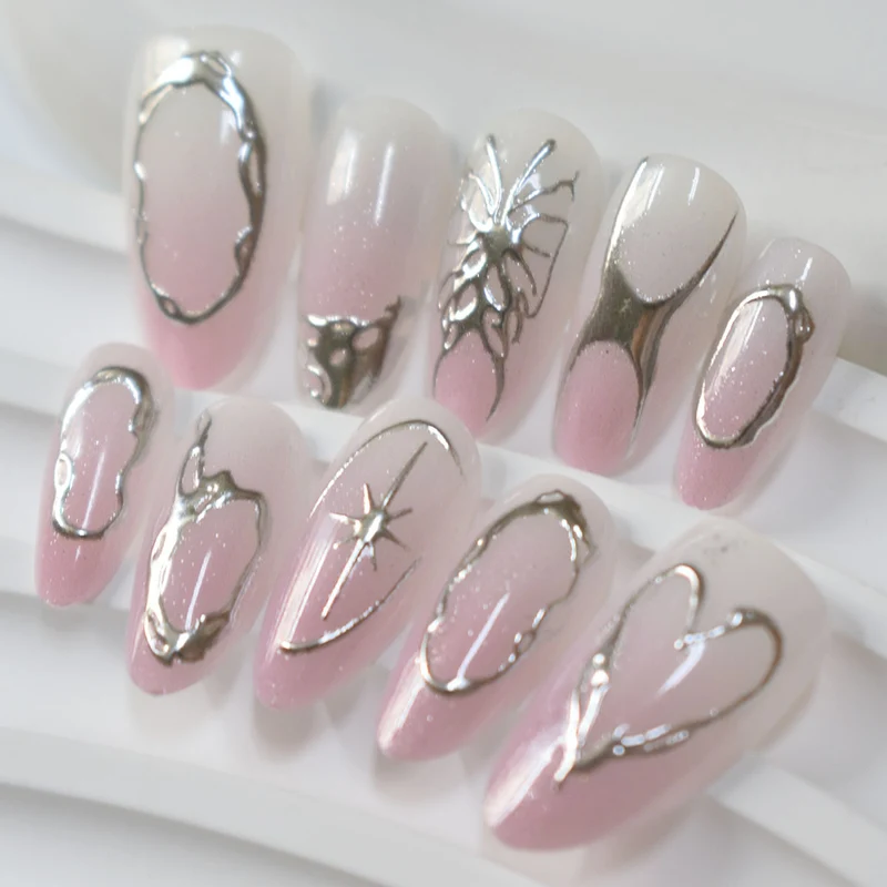 Elegantes Skulptiertes Nagelkunstset Karnz