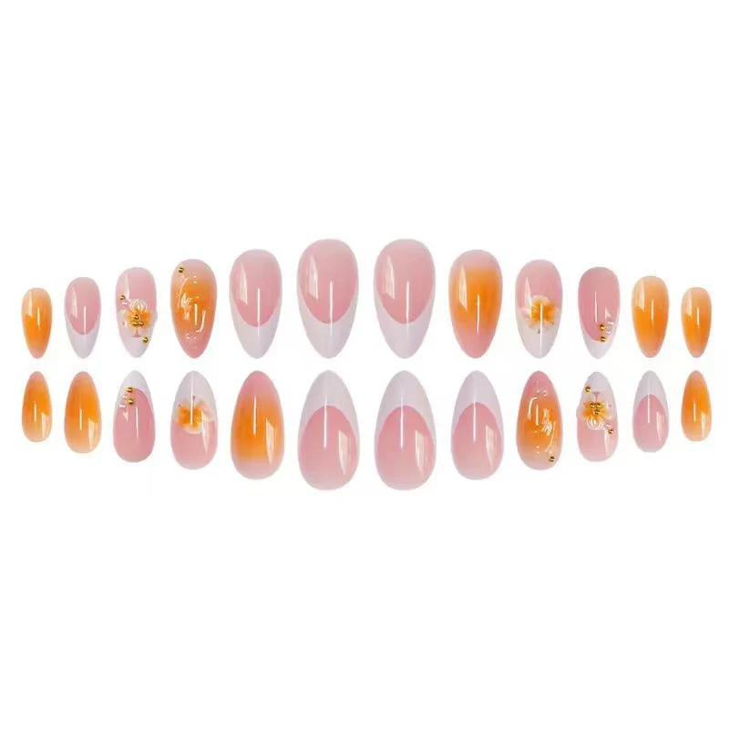 Elegante Blumen Skulpturen Nagelverbesserungen Karnz