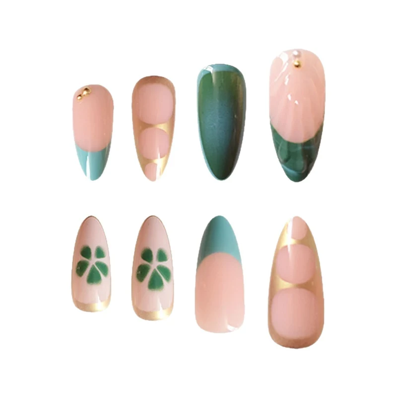 Elegante Künstlerische Nagelverstärkungen Karnz