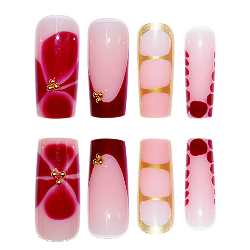 Elegantes Künstlerisches Nageldesign Karnz