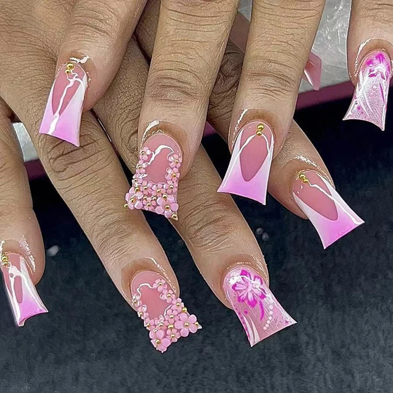 Dekorative Gel-Nagelveränderungen Karnz