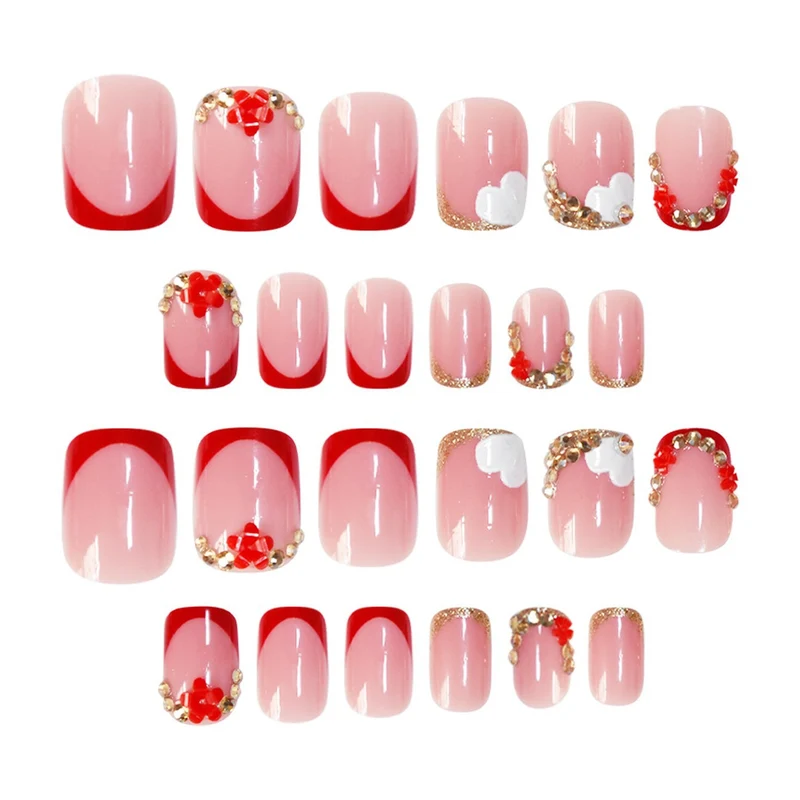 Dekorative florale Nagelverbesserungen Karnz