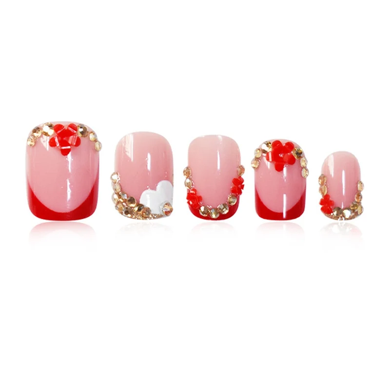 Dekorative florale Nagelverbesserungen Karnz