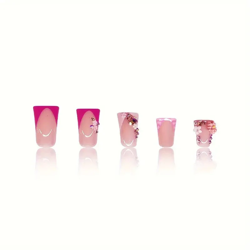Dekorative florale Acryl-Nagelkunstverlängerungen Karnz