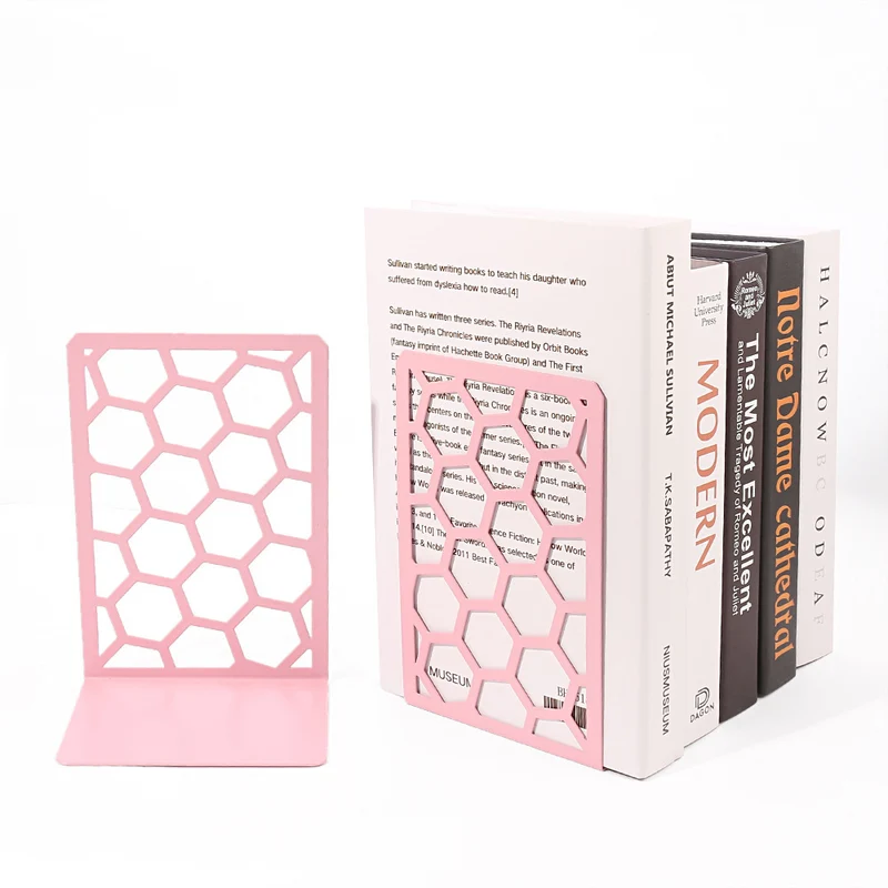 Künstlerische geometrische Design Bücherstützen