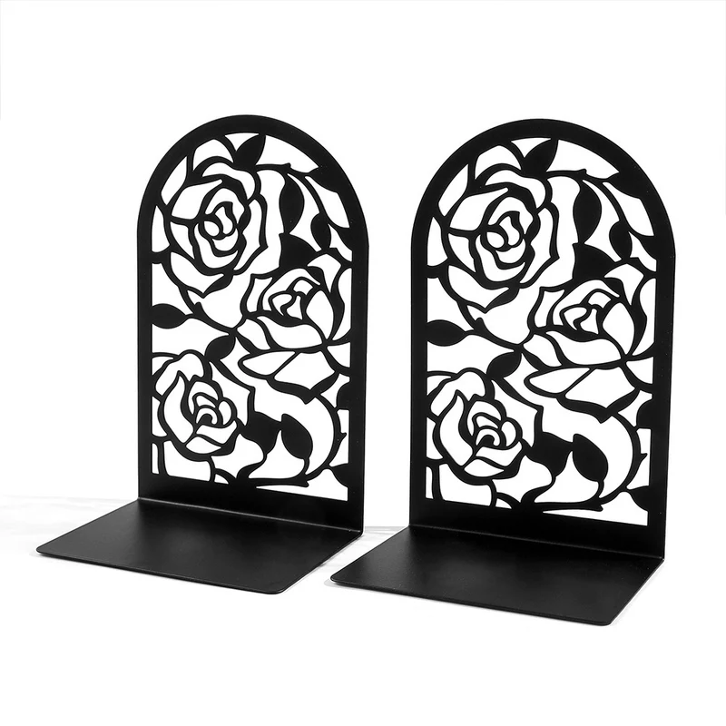 Künstlerisches Blumenbuchstützen-Set