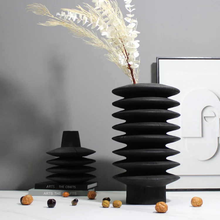 Texturierte Keramische Dekorative Vase