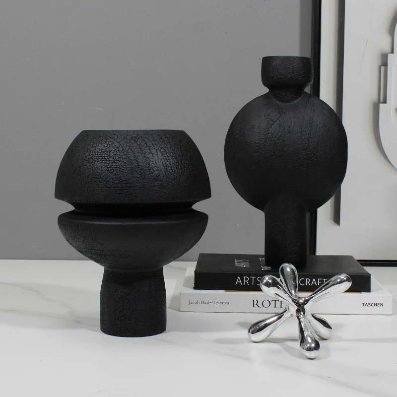 Texturiertes abstraktes dekoratives Vase