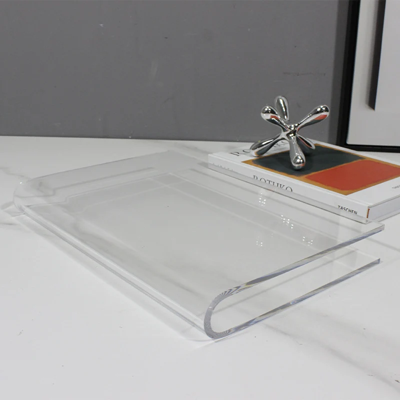 Moderner Klarer Acryl Buchständer