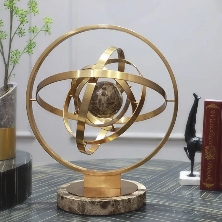 Dekorative Orbital Tischskulptur