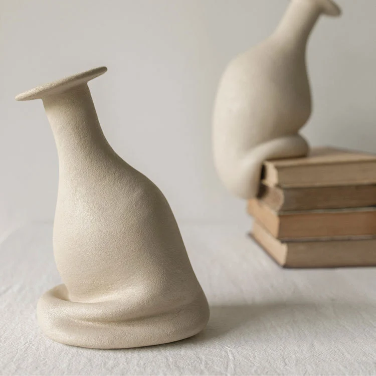 Künstlerische gebogene dekorative Vase