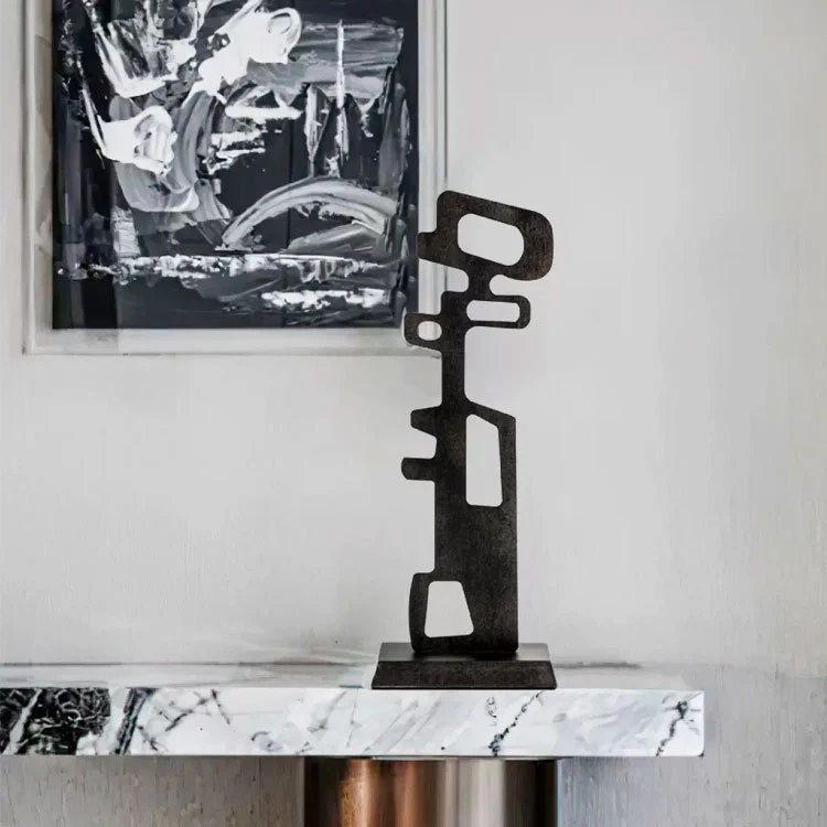 Abstrakte Metallkunst Skulptur