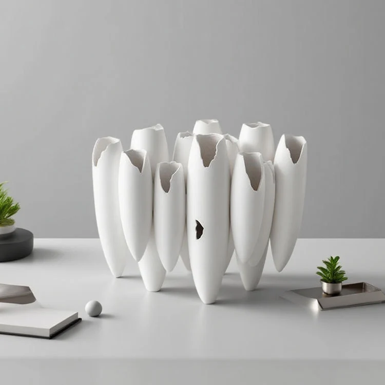 Zeitgenössische künstlerische Porzellanvase