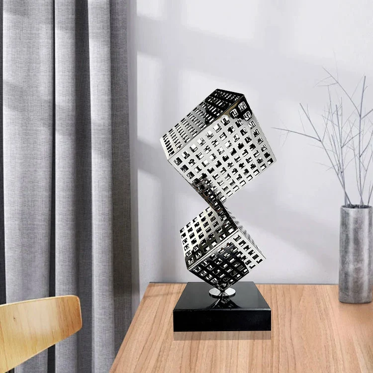 Zeitgenössische abstrakte Metalls skulptur