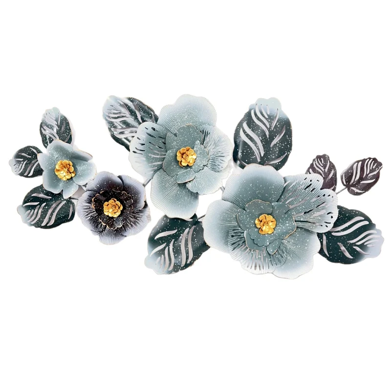 Florale Metall Wandkunst Skulptur Karnz 1789208529
