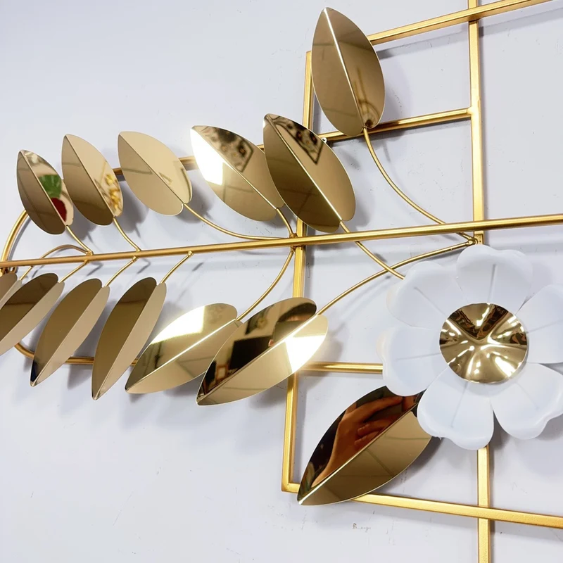 Elegante Botanische Wandkunstskulptur Karnz