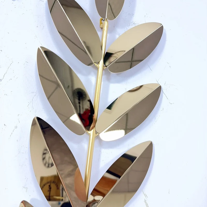 Dekorative Metallblatt-Wandskulptur Karnz