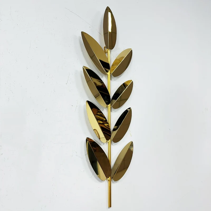 Dekorative Metallblatt-Wandskulptur Karnz