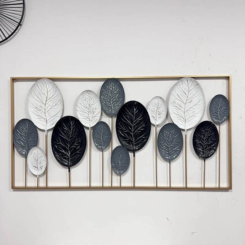 Dekorative Metallblatt-Wandkunstskulptur Karnz