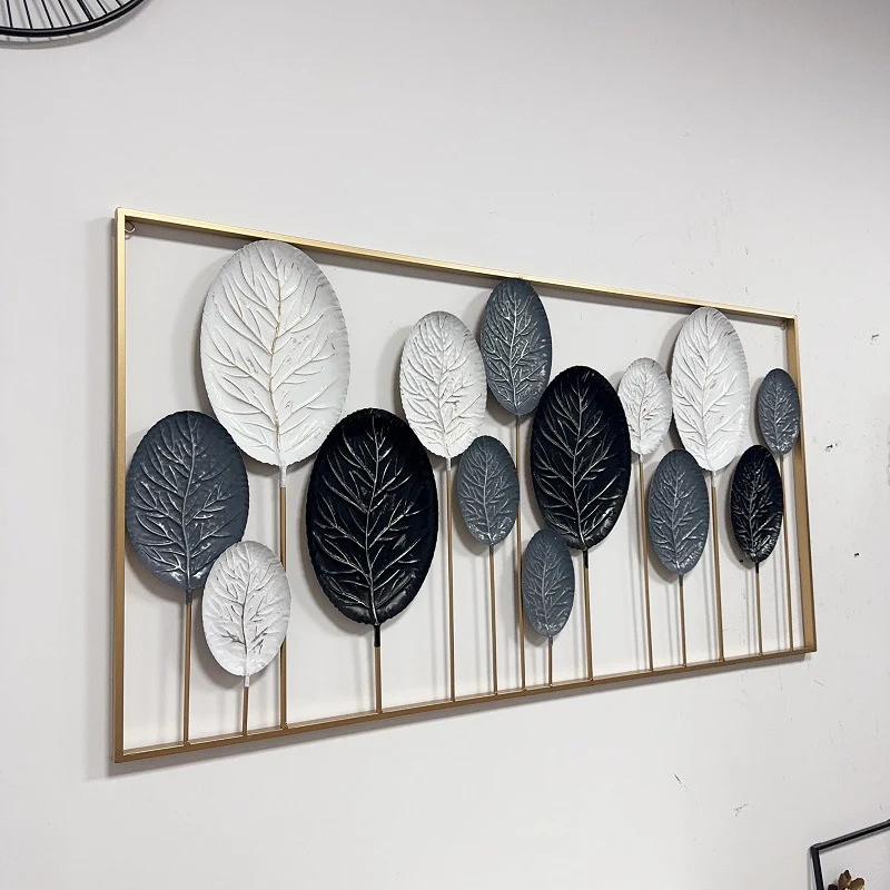 Dekorative Metallblatt-Wandkunstskulptur Karnz