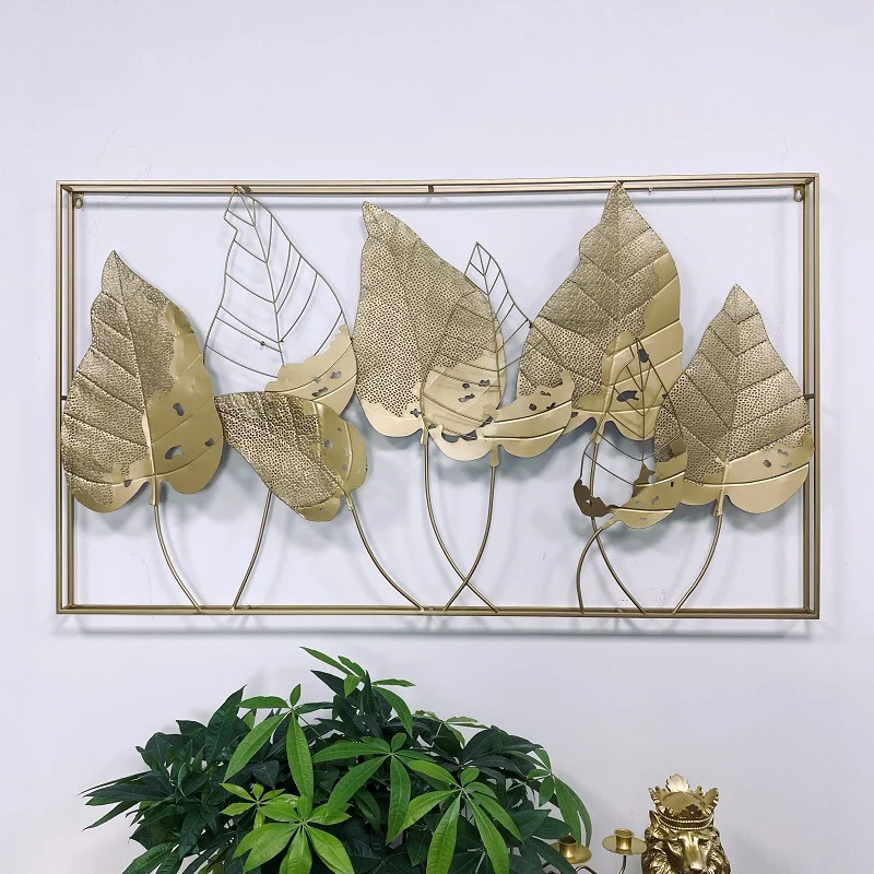 Dekorative Metallblatt-Wandkunstskulptur Karnz 1789208555