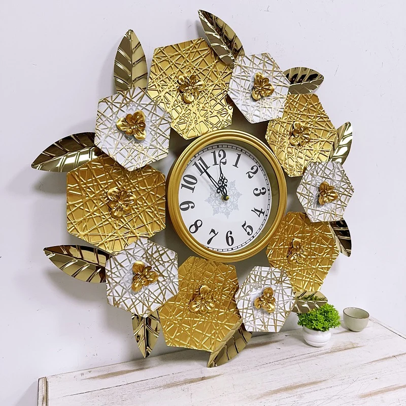 Dekorative Florale Wanduhr Karnz 1789208504