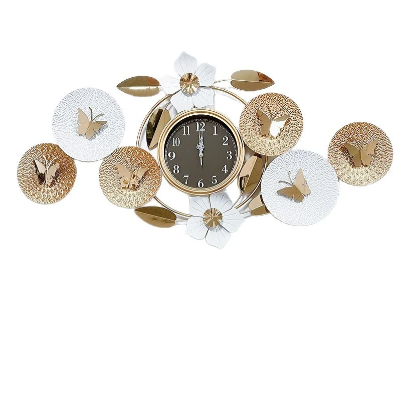Dekorative Schmetterlings-Wanduhr Karnz