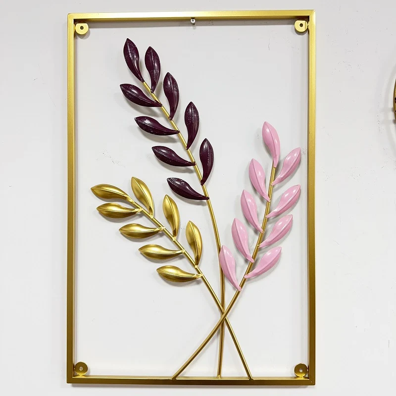 Künstlerische Blatt Wand Skulptur Karnz