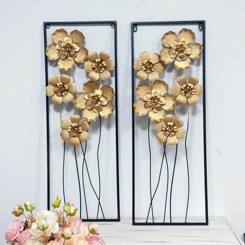 Künstlerische florale Wandmetalldekoration Karnz