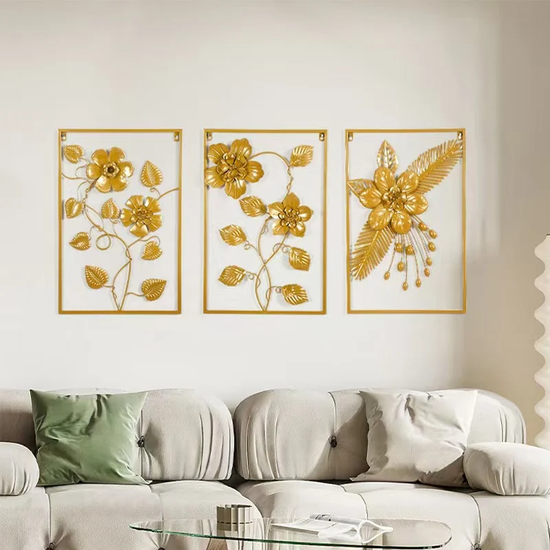 Floral Metal Wandkunst Karnz