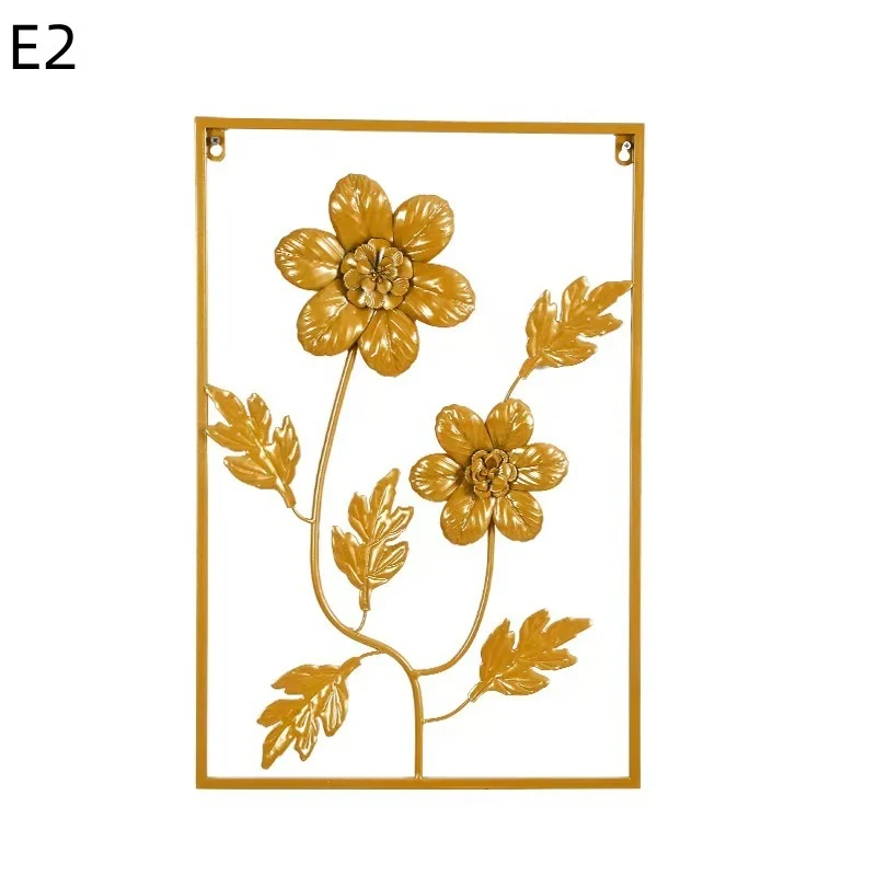 Floral Metal Wandkunst Karnz