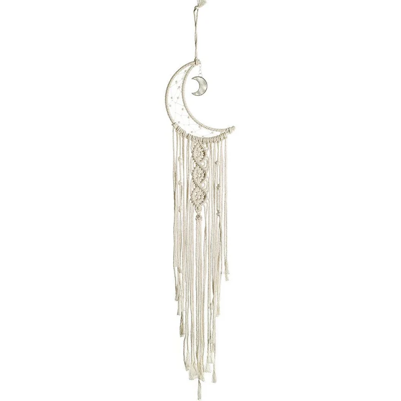Macrame Mond Wandbehang Karnz