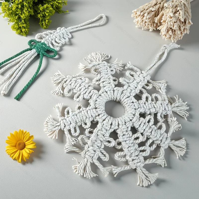 Dekorative Makramee- ornament Karnz