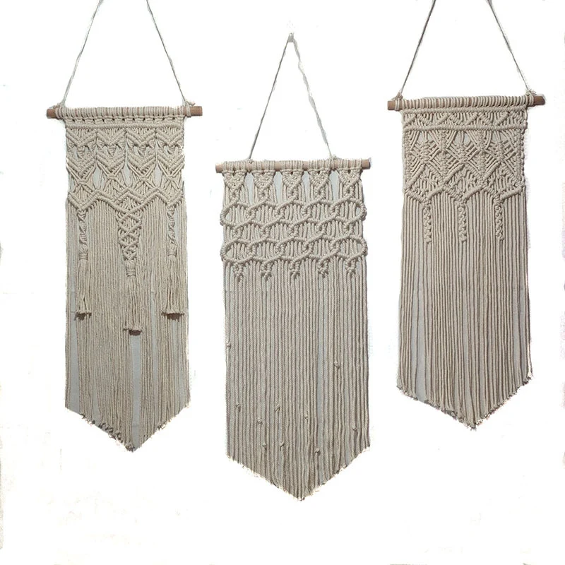 Bohemian Makramee Wandteppich Karnz