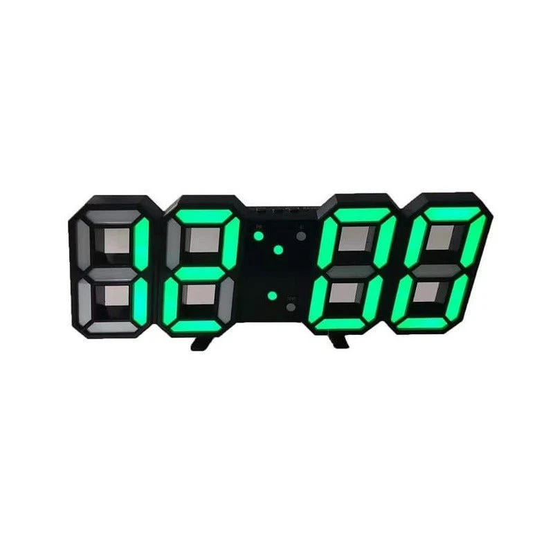 LumiSync 3D LED Wanduhr – Moderne Digitale Uhr mit Dimmbarer Beleuchtung