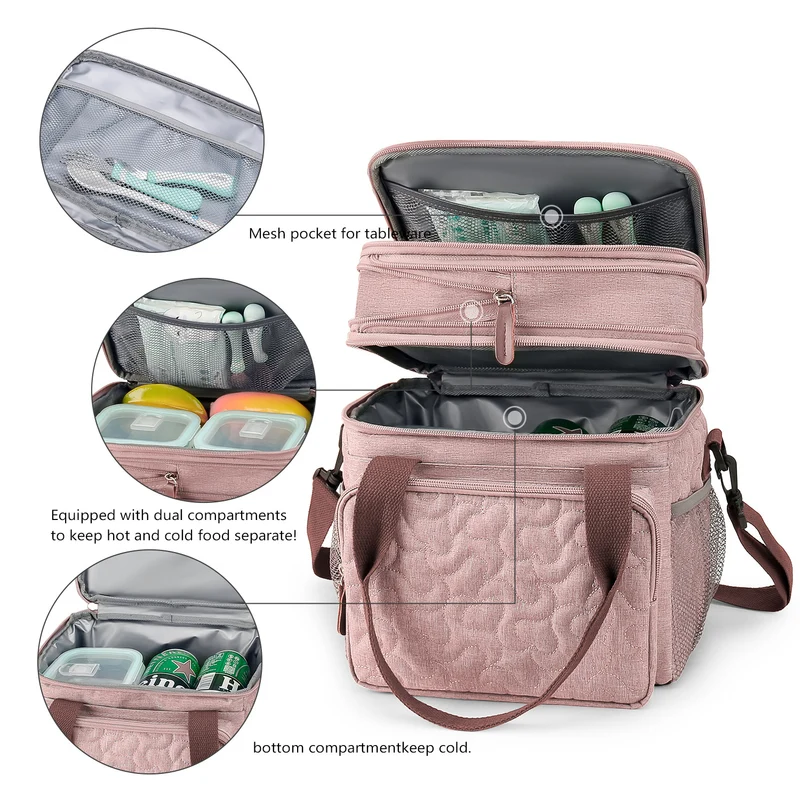 Kühltasche mit Isolierten Fächern und Verstärktem Tragesystem Karnz