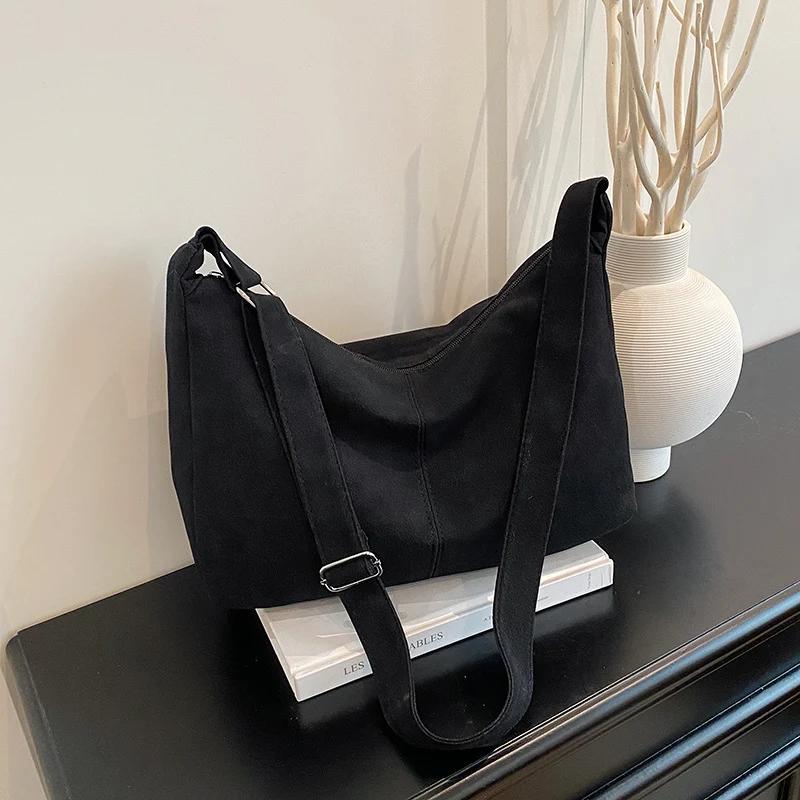 WoSoft Wildleder Hobo Handtasche Karnz