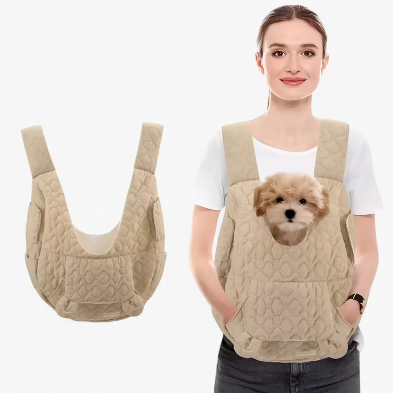 Karnz | Pawrello Haustier Tragetasche bis 10 kg | Wetterfest & Komfortabel | Für Katzen & Kleine Hunde | Mit Ergonomischen Trägern