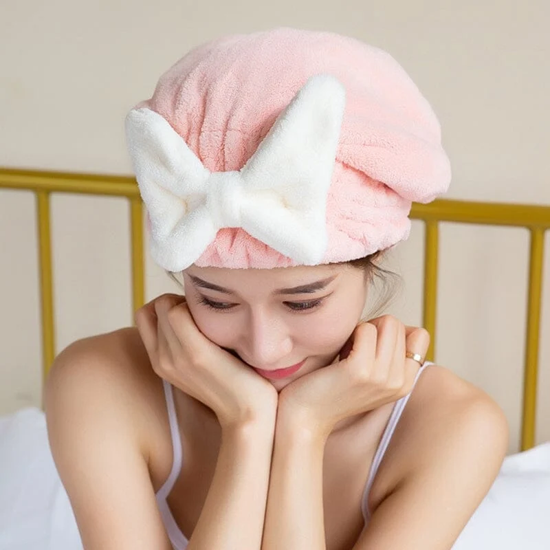 Super saugfähiges Haarhandtuch Wrap für nasses Haar | Karnz