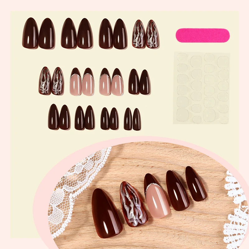 Kunstnagelsticker Set mit eleganten Designs Karnz