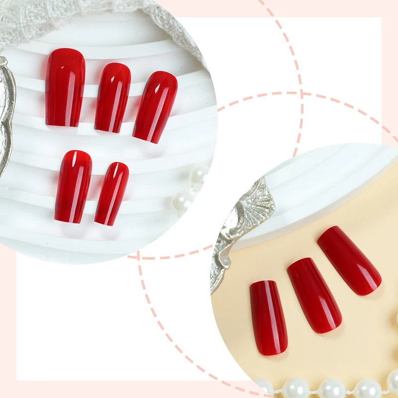 Kunstnagelset mit klassischen und eleganten Designs Karnz