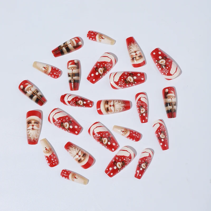 Kunstnagelset mit festlichen Weihnachtsmotiven Karnz 1789119139