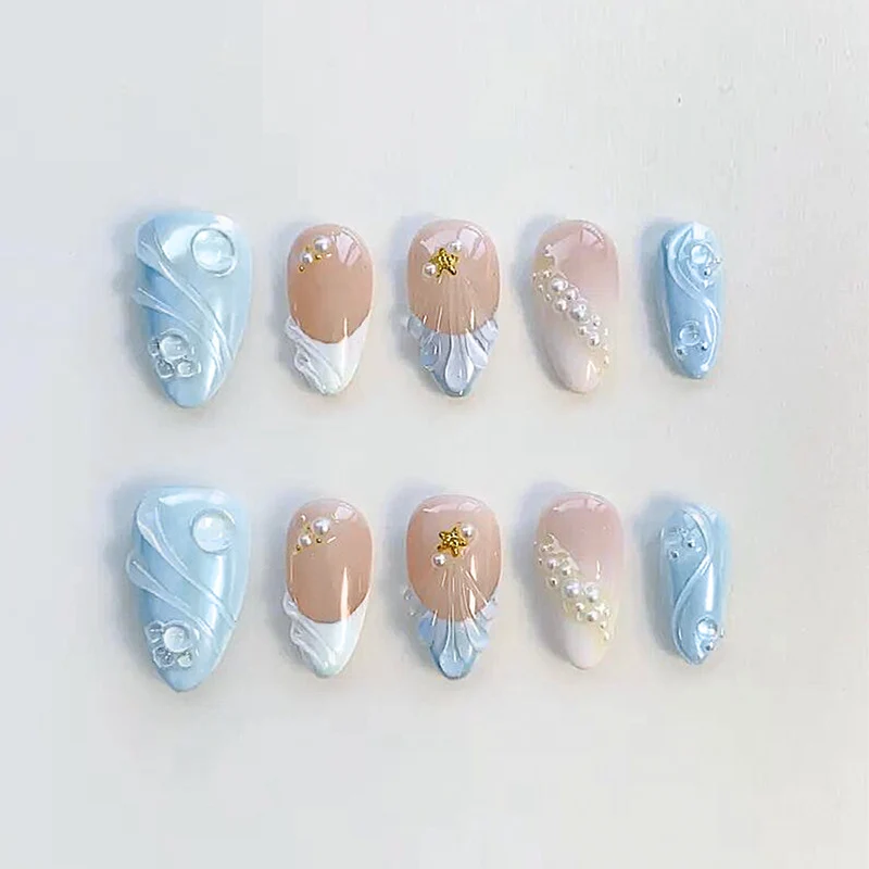 Kunstnagelset mit eleganten Verzierungen Karnz 1789119215